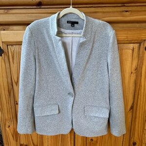 Gibson Jacket Gray Button Cotton Lined Notch Collar Women's Size Large